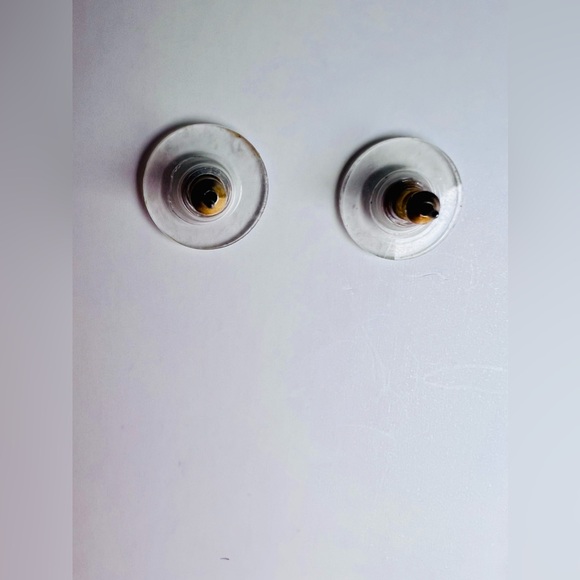 Francesca's Blue Sequin Flower Dangle Earring w/ Blue Rhinestones in the Middle - Picture 7 of 7